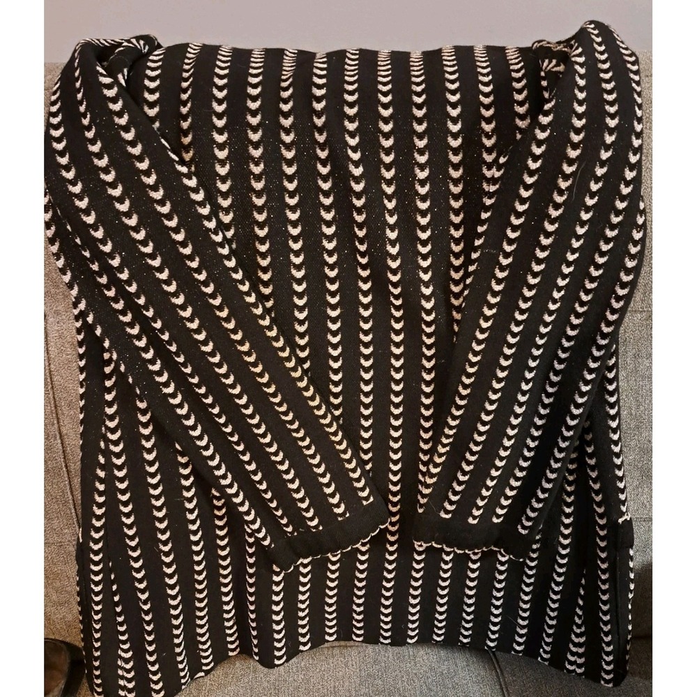 Vtg w/tags Gino Paoli Metallic Cardigan Italian Handknit Fashion Old Money - Picture 2 of 6